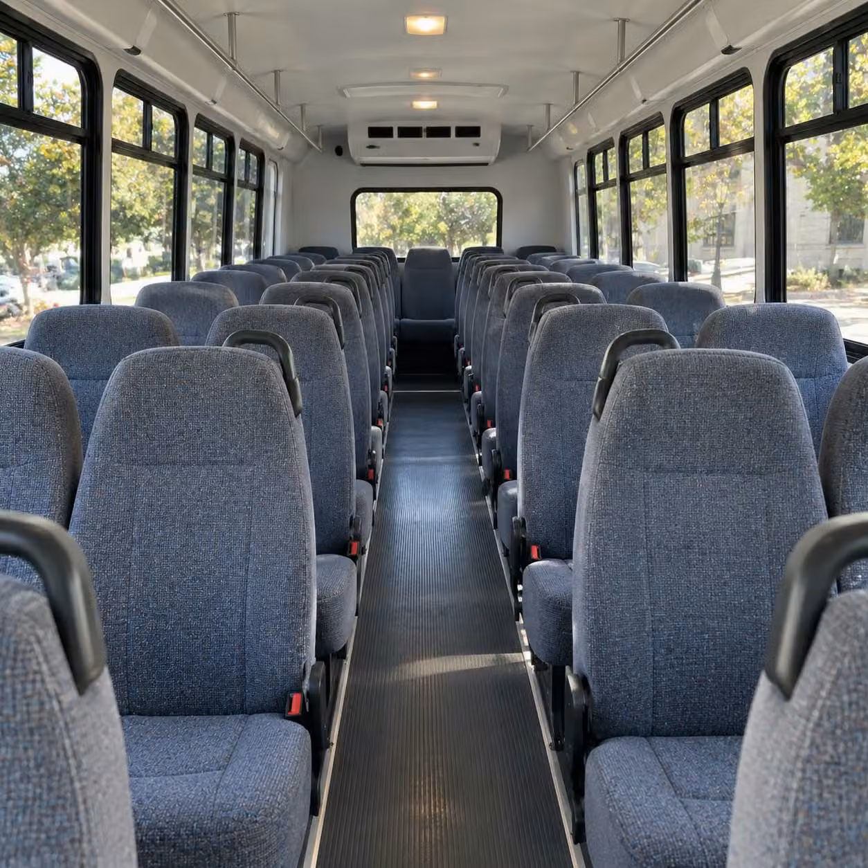 25 passenger minibus inside