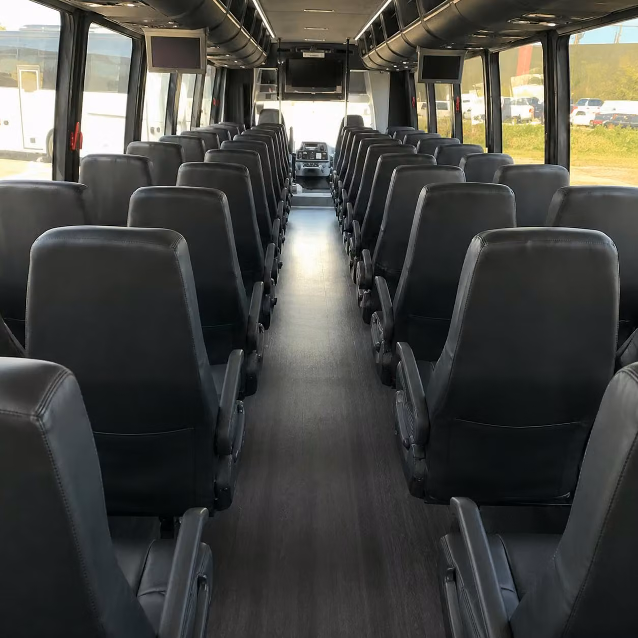 25 passenger minibus interior