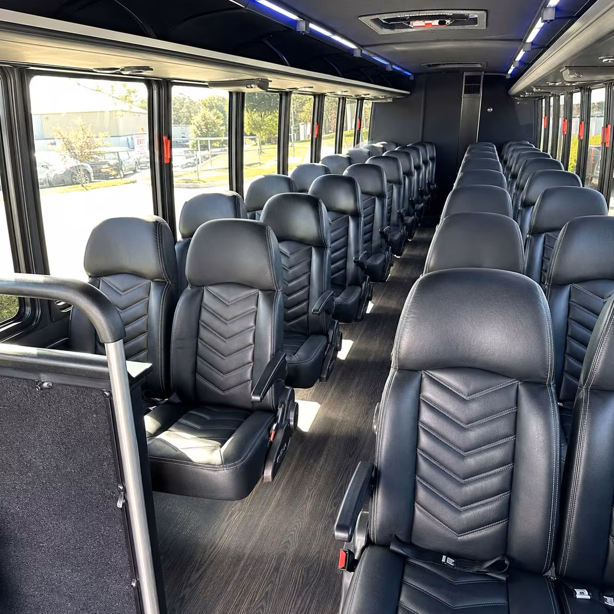 35 passenger minibus inside