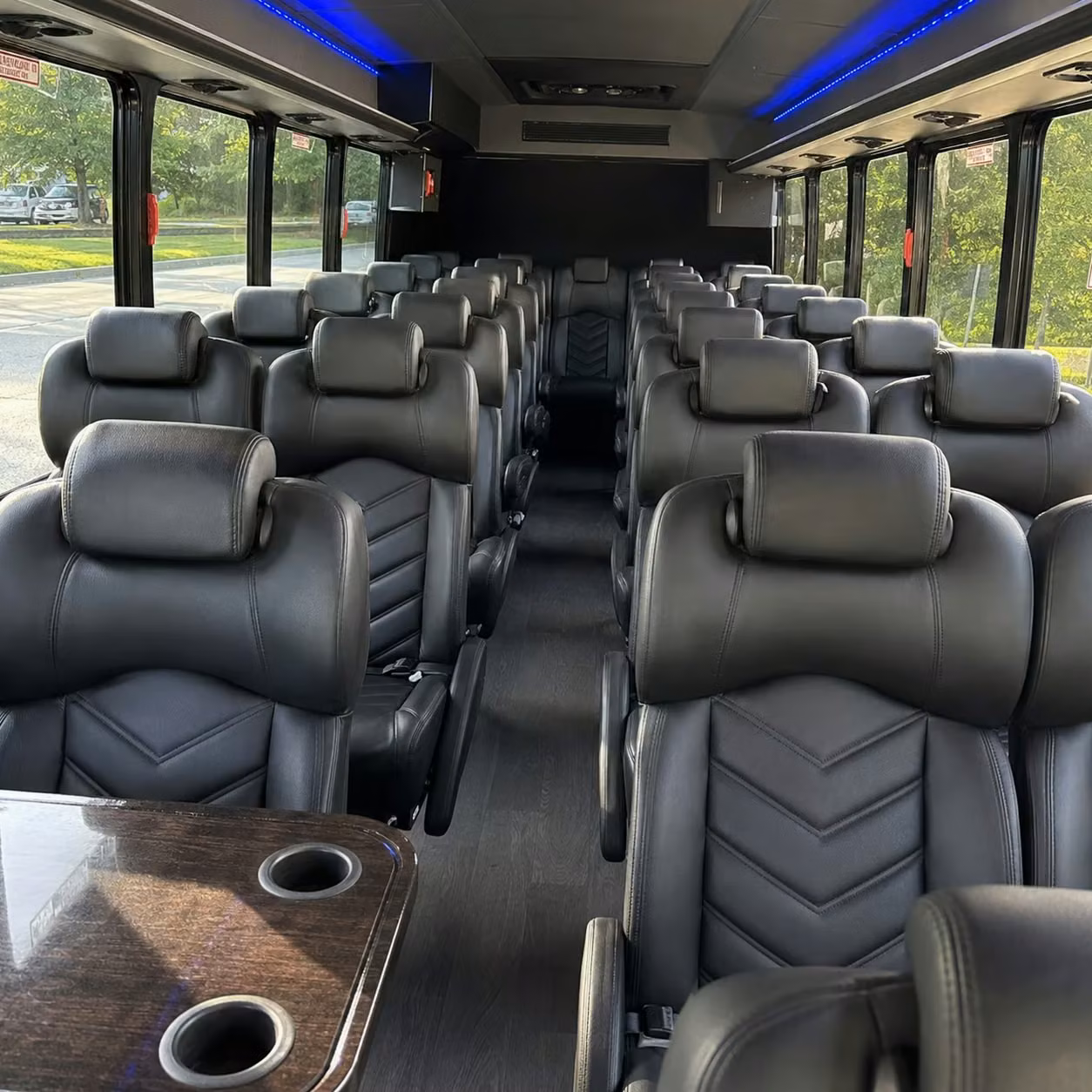 35 passenger minibus interior