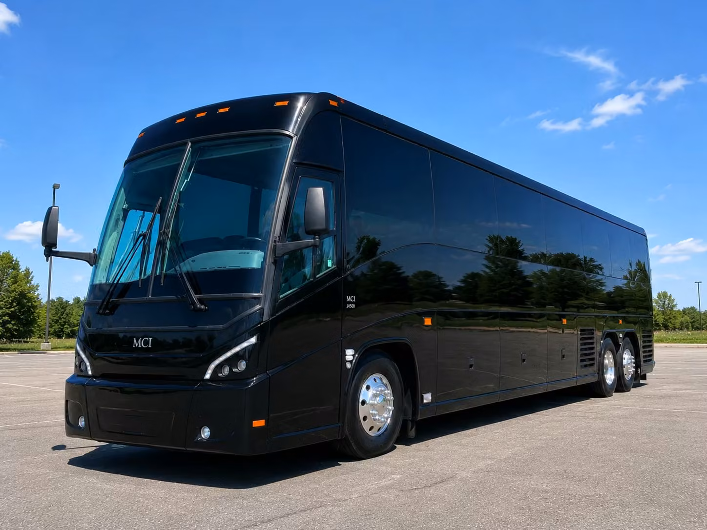 56 passenger charter bus