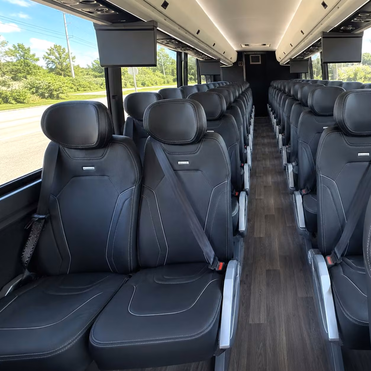 hemet charter bus interior