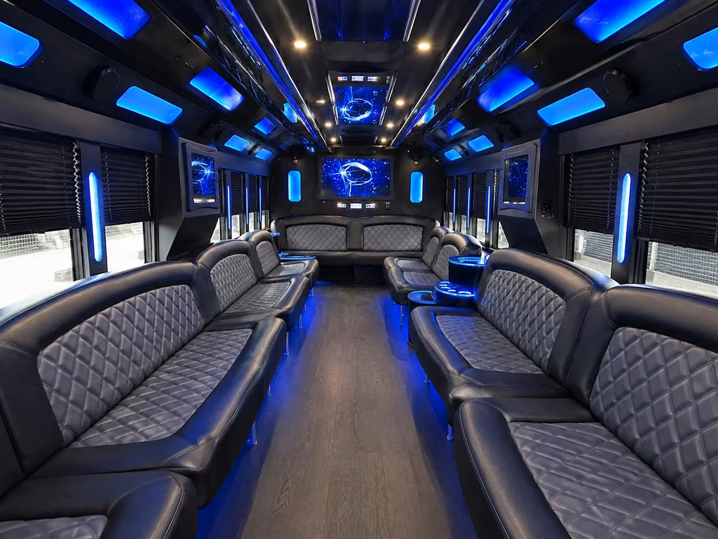hemet high school and west valley high school prom groups love party buses