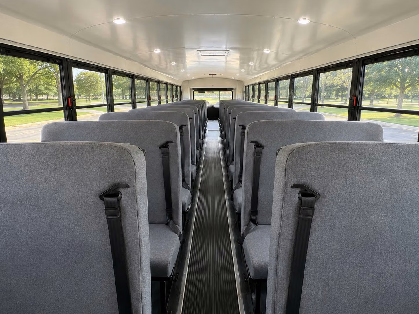 school bus interior