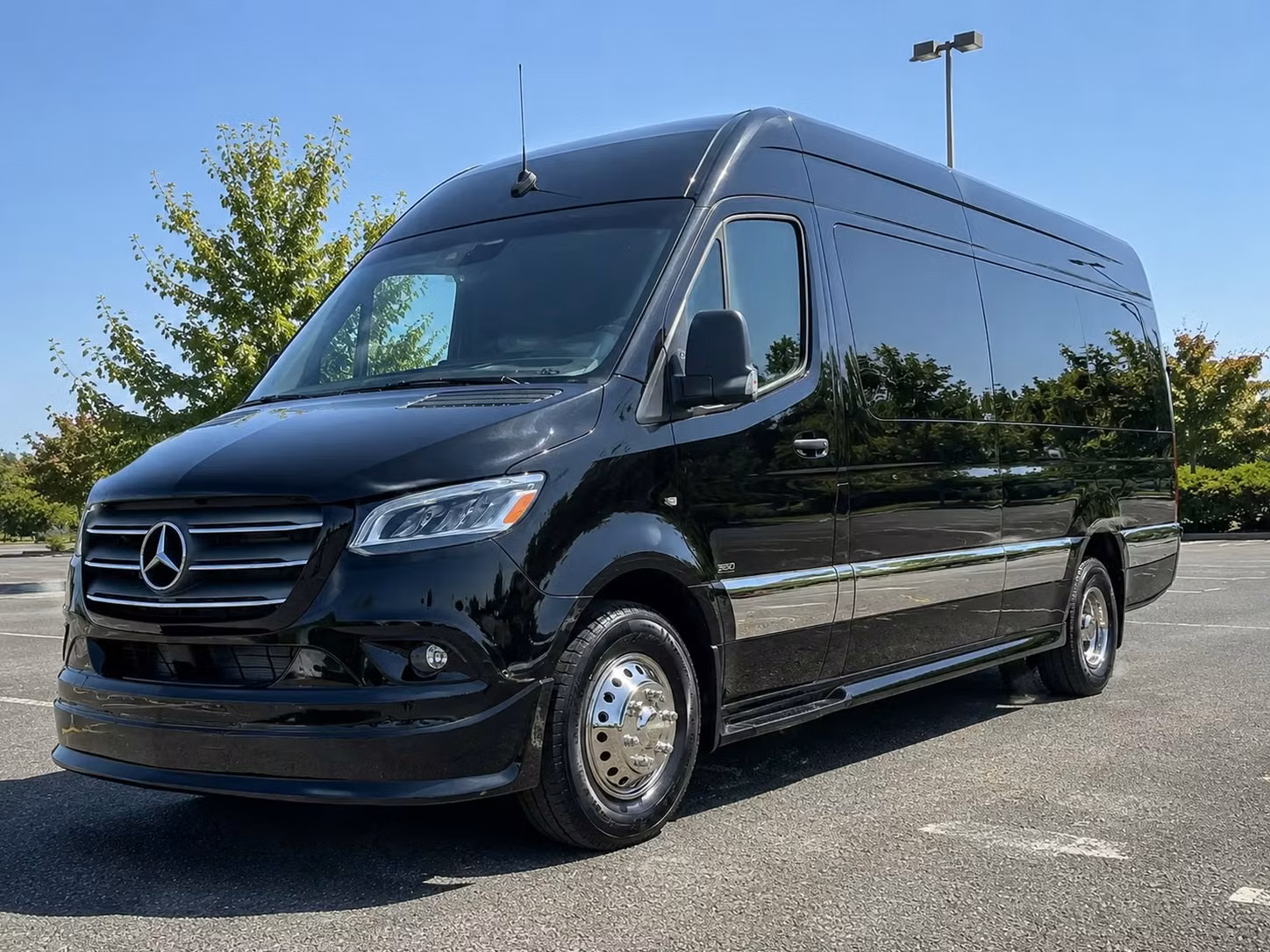 sprinter van with driver